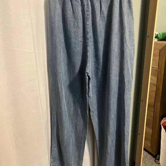 Women’s Wide leg pull on denim pants size medium - Picture 3 of 3